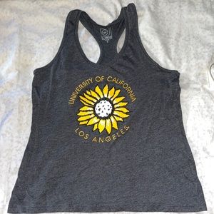 UCLA Sunflower Logo Racerback Tank